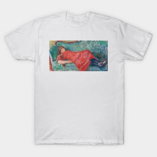 On the Sofa by Edvard Munch T-Shirt